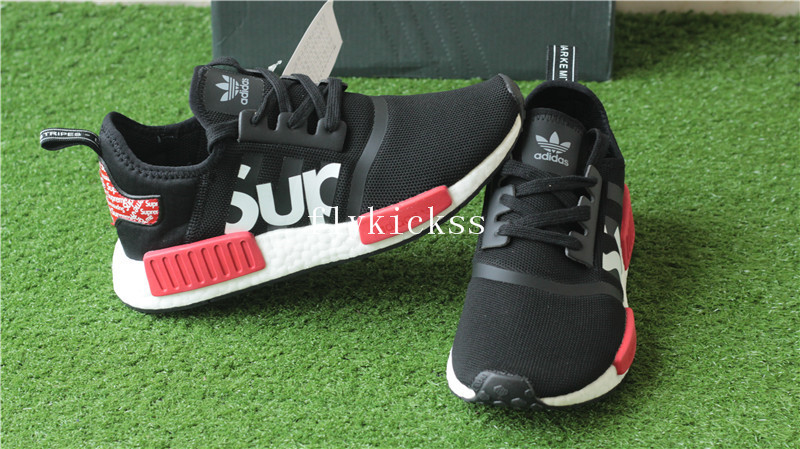 Real Boost Adidas NMD R1 PK Supreme Black